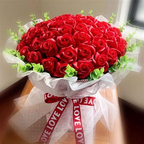 Classic Flower Bouquet 99 Roses - Artificial Flowers Store