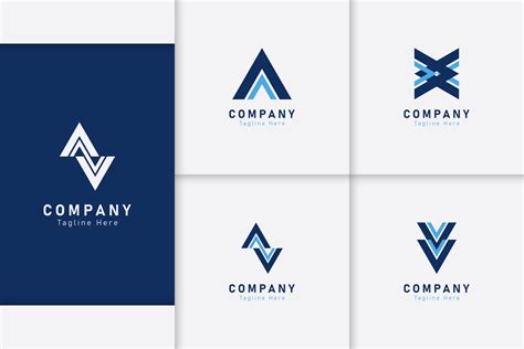 Set of company logo design ideas vector 11293219 Vector Art at Vecteezy