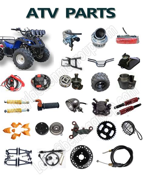 Atv Quad Bike Parts Atv Four Wheel Motorcycle Front Rear Shock Absorber ...