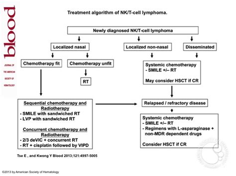 Treatment algorithm of NK/T-cell lymphoma.