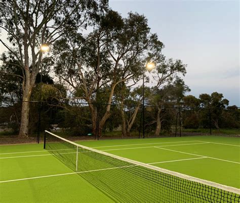 【Project】 Tennis court lighting Installation - AOK LED Light