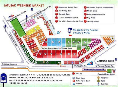 Chatuchak Market Map