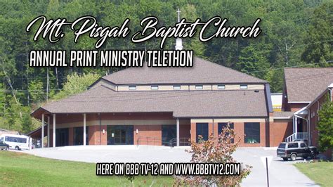 Mount Pisgah Baptist Church Annual Printing Ministry