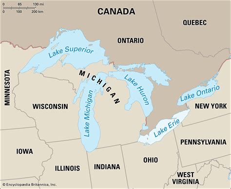 Lake Erie | Map, Location, Depth, & Facts | Britannica