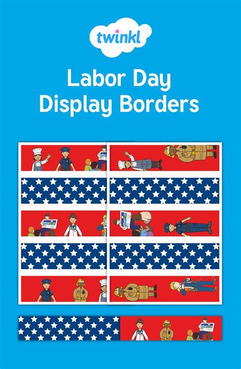 Our beautifully illustrated Labor Day bulletin board border is a great ...