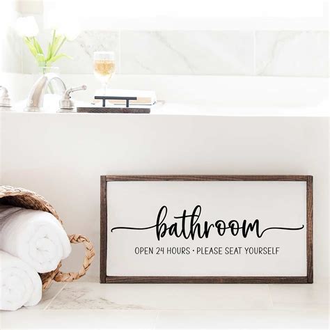 Funny Bathroom Signs Free SVG Files - Weekend Craft