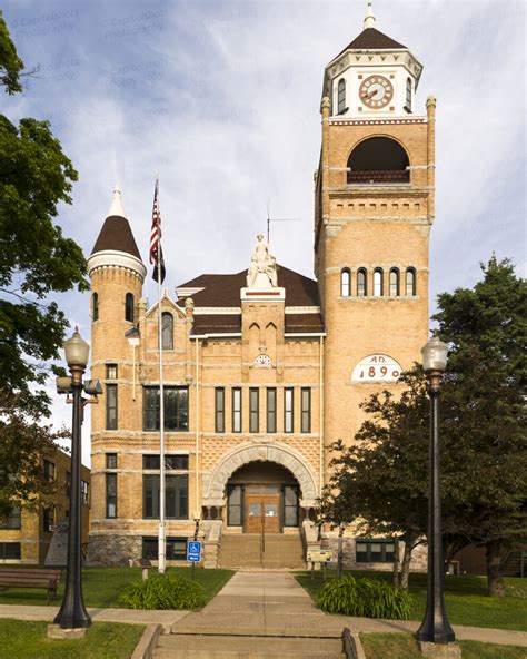 Iron County Courthouse (Crystal Falls, Michigan) | Stock Images | Photos