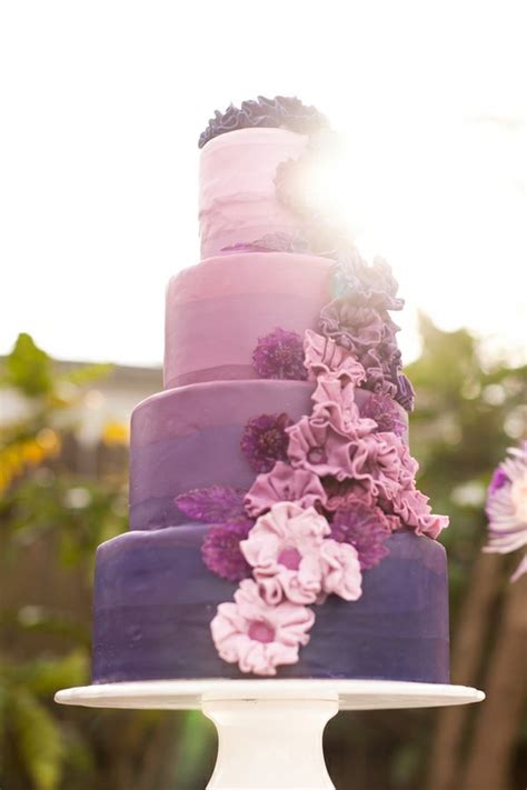 purple wedding cake | A Wedding Cake Blog