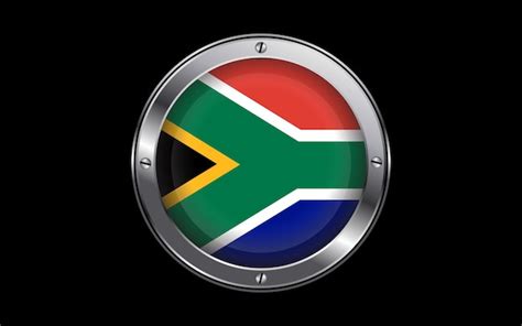 Premium Vector | South africa flag in 3d vector