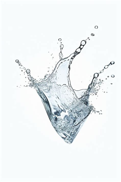 Cold Water Splash Isolated Water Splash On White Background Wallpaper ...