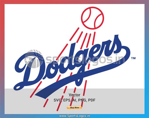 Los Angeles Dodgers - Baseball Sports Vector SVG Logo in 5 formats ...