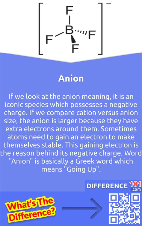 Cation vs. Anion: 7 Key Differences, Pros & Cons, Examples | Difference 101