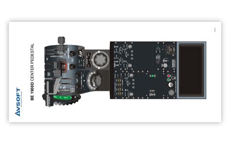 Beechcraft 1900D Cockpit Poster - Avsoft Aviation Training Courses for ...