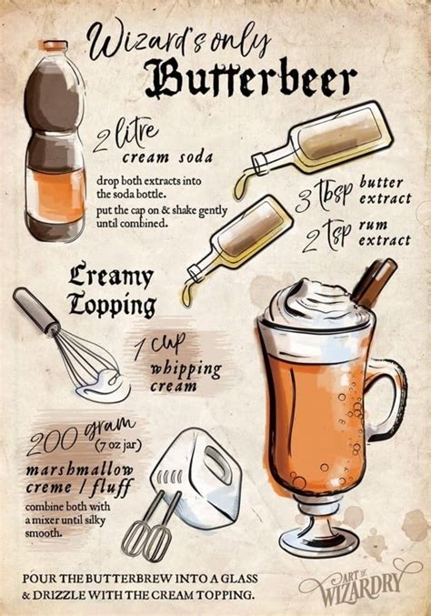 Nick's Butterbeer | Harry potter parties food, Harry potter cookbook ...