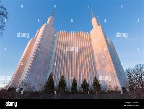 Mormon temple dc hi-res stock photography and images - Alamy