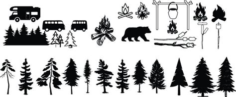 CAMPING SVG Bundle CAMPING Clipart Camping Svg Cut Files for - Etsy