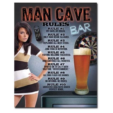 Funny Man Cave Signs - Etsy