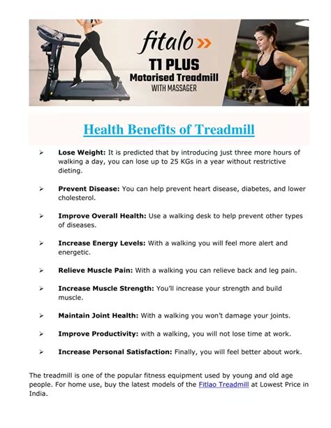 PPT - Health Benefits Of Treadmill PowerPoint Presentation, free ...