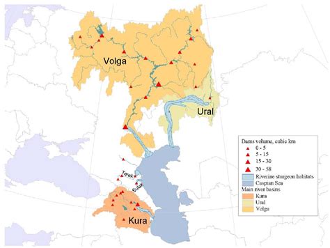 Ural River World Map