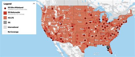 Current 5G Coverage Map