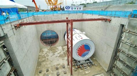 First TBM in place for Metro Manila Subway - International Railway Journal