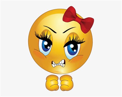 Clipart Angry Girl Smiley Emoticon Angry Face Girl Emoji | The Best ...