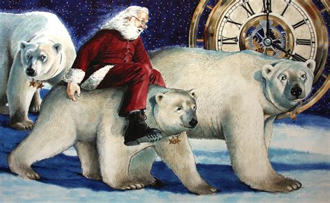 Polar Bear Christmas Wallpaper - WallpaperSafari