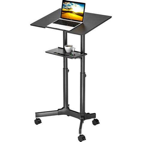 Buy BONTEC Lecterns & Podiums Portable Mobile Standing Laptop Desk, Sit ...