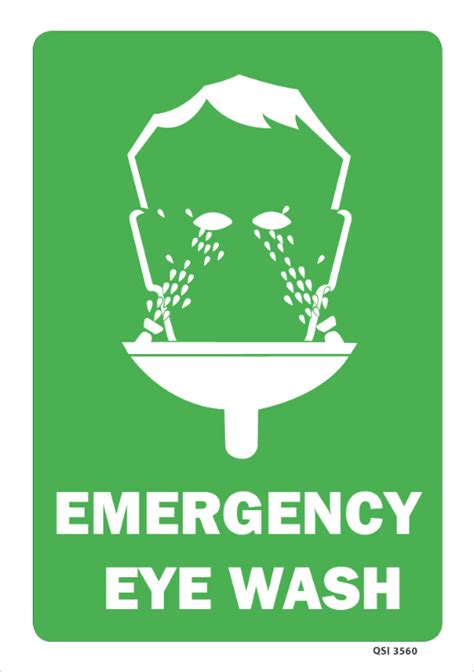 Emergency Eye Wash - Industrial Signs