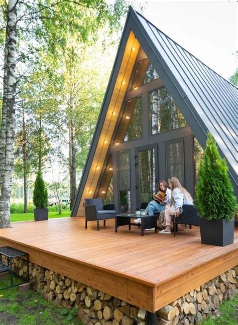 10 Wonderful Natural Living A-Frame House Designs. - Trend House Designs