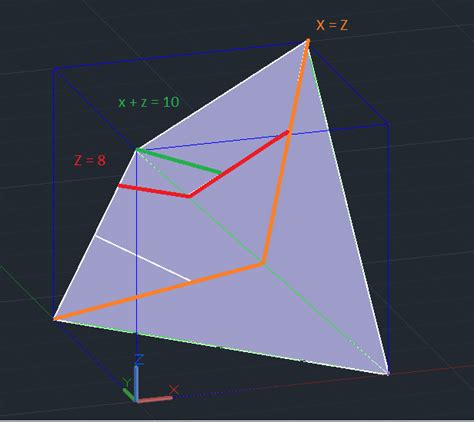 Making a regular tetrahedron out of concrete