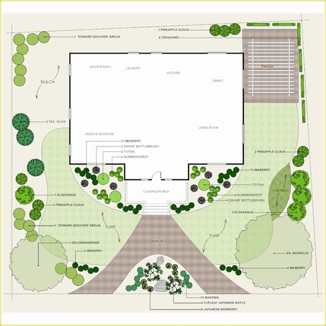 Free Online Landscape Design Templates Of Landscape Plans Samples ...