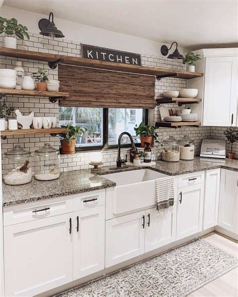 20++ Kitchen Modern Farmhouse Decor - HOMYHOMEE