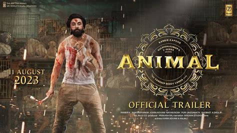 ANIMAL - Official Trailer | Ranbir Kapoor | Sandeep Reddy Vanga ...