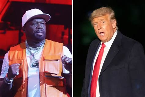 50 Cent Performs In Front Of Trump "Get Rich Or Die Tryin'" Meme