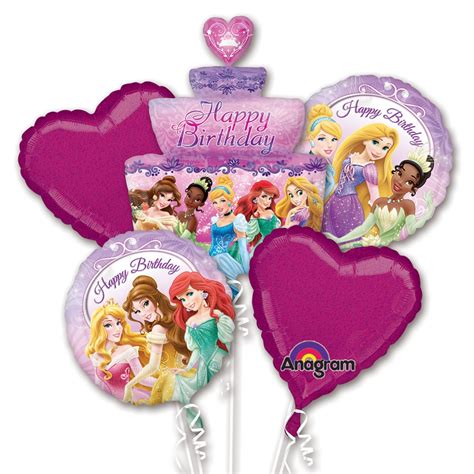 Disney Princess Birthday Cake Balloon Bouquet from Balloon Shop NYC