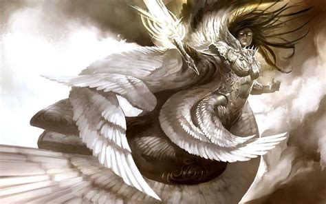 #524117 warrior fantasy art angel fantasy girl - Rare Gallery HD Wallpapers