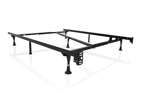 3-Way Adjustable Metal Bed Frame with Wheels | Local Overstock ...