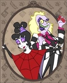 lydia and beetlejuice - Beetlejuice: The Animated Series Photo ...