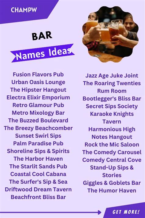 200+ Bar Names Ideas That Will Make You Want To Visit