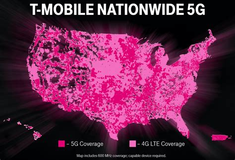 5 G Coverage Map Usa – Topographic Map of Usa with States