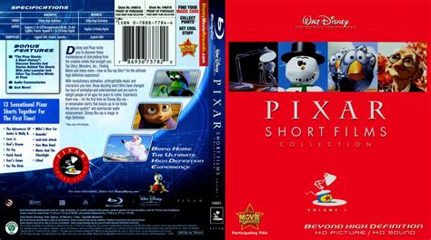 Pixar Short Films Collection Volume 1 - Movie Blu-Ray Scanned Covers ...