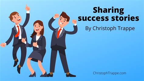 How to share your success stories comfortably and effectively