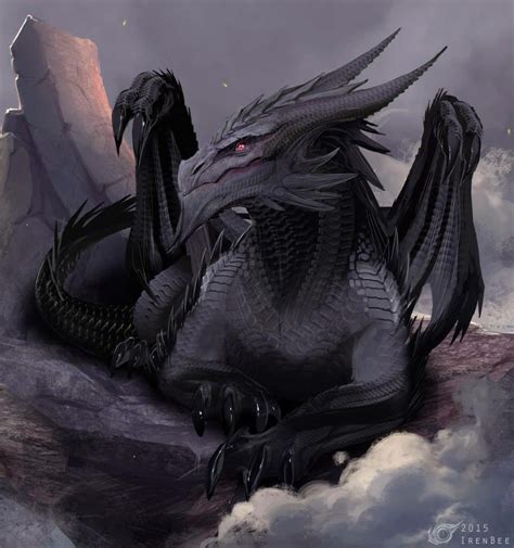 Beautiful black dragon ️ | Dragon art, Dragon pictures, Fantasy dragon