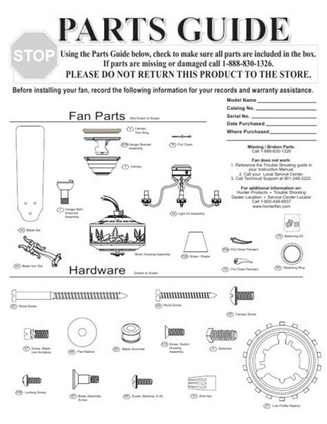 Ceiling Fans With Lights Replacement Parts