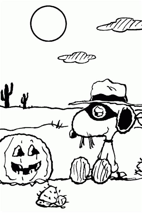 Free Charlie Brown Halloween Coloring Pages, Download Free Charlie ...