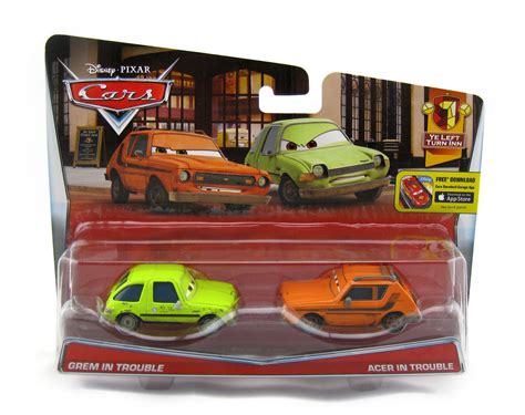 Dan the Pixar Fan: Cars 2: Grem and Acer "In Trouble" 2-Pack