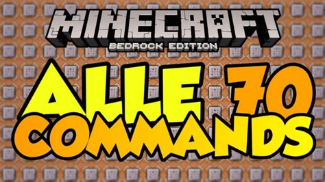 Minecraft Commands For Bedrock Edition at Beverly Edie blog