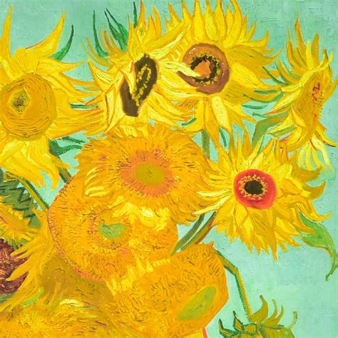 Vincent Van Gogh Sunflowers Painting