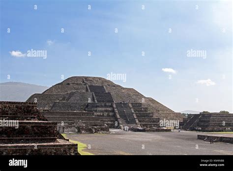 Pyramid of the moon, in Mexico Stock Photo - Alamy